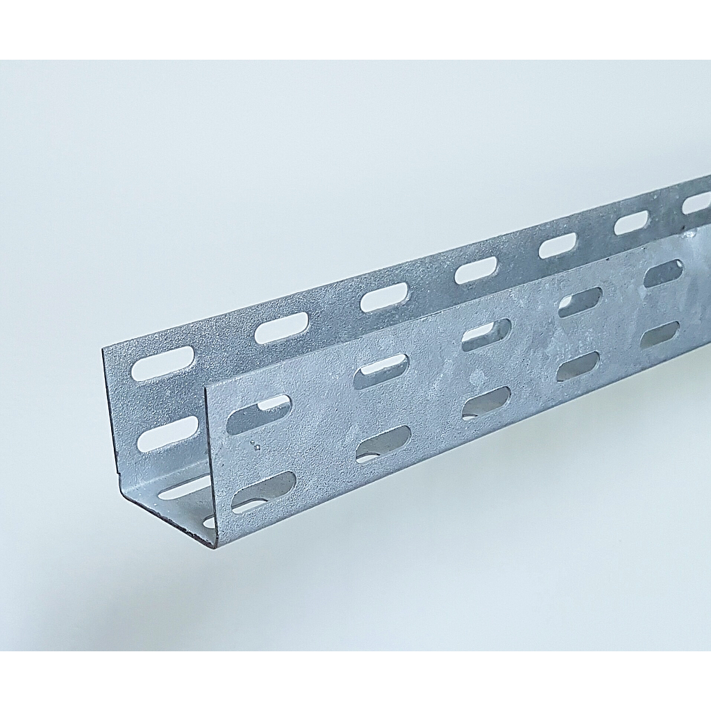 PORTACABLE RANURADA 38X38mm "U" TIRA 3m CH#18