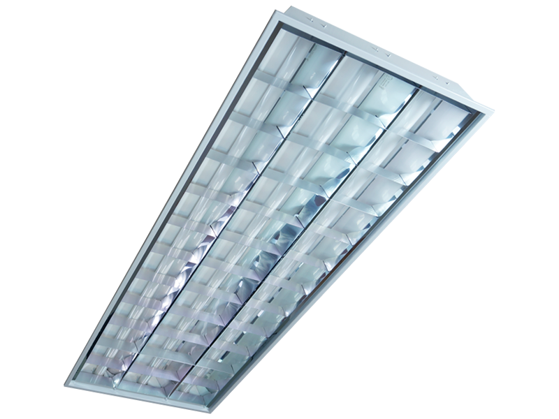 LOUVER 3 X 40W EMBUTIR C/ CABECERA