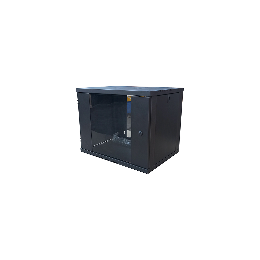 RACK MURAL 19" 09U X 450mm (Puerta metal )
