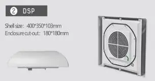 VENTILADOR DE TECHO PARA TABLERO ELÉCTRICO CON DISPLAY DIGITAL. 230V AC. IP53.