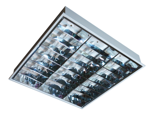 [LOE336C] LOUVER  3 X 36W EMBUTIR C/ CABECERA