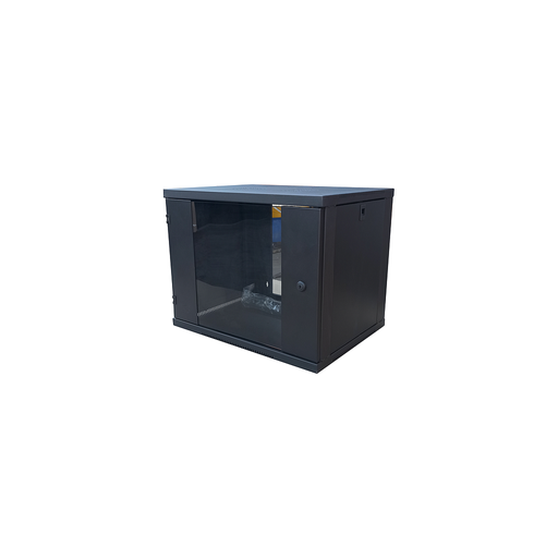 [RACKW09X45NV] RACK MURAL 19" 09U X 450mm (Puerta vidrio.)