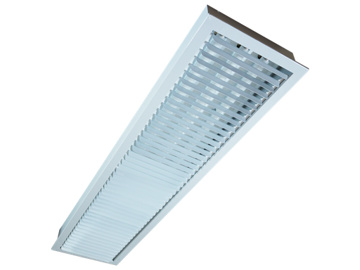 [RE240-EQ] RE240 REJILLA EMBUTIR  2 X 40 EQUIPADA